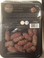 Mini saucisson sec au poivre