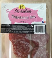 Saucisson sec tranché