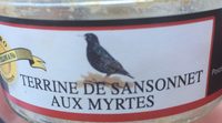 Terrine de sansonnet aux myrtes