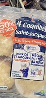 4 coquilles St Jacques à la crème d'Isigny