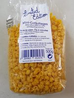 Mini-coquillages, pâtes aromatisées