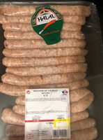 Saucisse de volaille nature