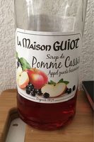 Sirop de pomme cassis