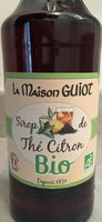 Sirop de thé citron