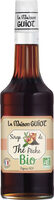 Sirop de thé pêche