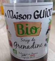 Sirop de grenadine Bio