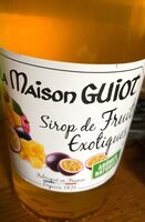 Sirop de fruits exotiques