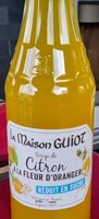 Sirop citron à la fleur d oranger