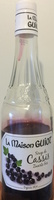 Sirop de cassis