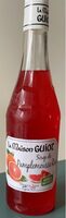 Sirop de pamplemousse rose