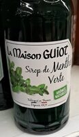 Sirop de menthe verte