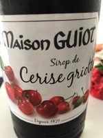 Sirop de cerise griotte