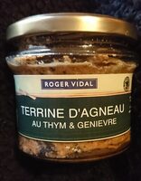 Terrine d'agneau au thym & genièvre