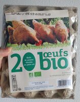 20 oeufs bio de poules élevées en plein air