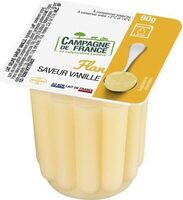 Flan saveur vanille nappé caramel