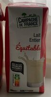Lait entier équitable