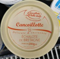Cancoillotte gourmande Echalote de Bretagne