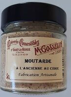 Moutarde à l'ancienne au cidre