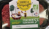 Steak haché façon bouchère 5%