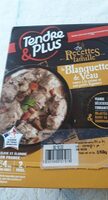 Blanquette de veau sauce crème et aux petits légumes