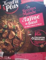 Les recettes du monde - Tajine de bœuf aux olives noires et citron