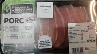 6 tranches fines de carré de porc