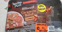 Carpaccio de Boeuf à la tomate