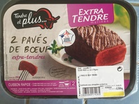 2 pavés de boeuf extra-tendres