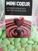 Mini cœurs- dragées au chocolat 73% cacao