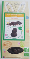 Raisin sec macéré au vin blanc doux Sauternes et enrobé de chocolat noir aromatisé pêche