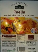 Paëlla poulet chorizo fruits de mer