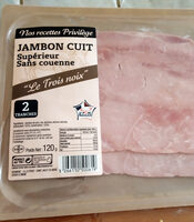 Jambon cuit supérieur sans couenne