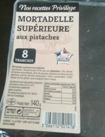 Mortadelle supérieure aux pistaches