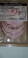 Rôti de porc supérieur traditionnel
