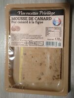 Mousse de canard à la figue
