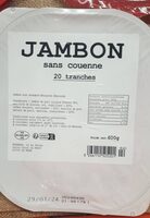 Jambon sans couenne