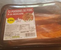 Poitrine de porc à la mexicaine