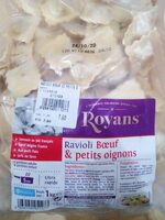Ravioli boeuf et petits oignons royans