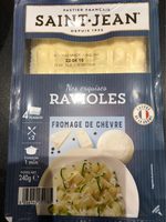 Ravioles farcies au fromage de chèvre
