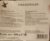 Tagliatelles fraiches