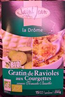 Gratin de Ravioles aux Courgettes sauce Tomate Basilic