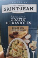 Gratin de Ravioles au Poulet Sauce Morille