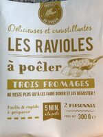 Ravioles à Poêler aux 3 Fromages