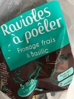 Ravioles à Poêler Fromage Frais Basilic