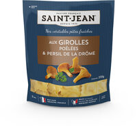 Ravioli aux girolles poêlées & persil de la Drôme sachet