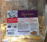 Cannelloni Boeuf & Légumes cuisinés
