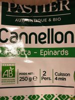 Cannelloni Ricotta Epinards