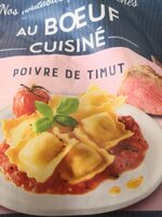 Pates au bœuf poivre de timut