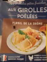 Ravioles pâtes fraîches aux girolles