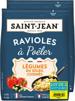 Ravioles à poêler & Légumes du soleil cuisinés